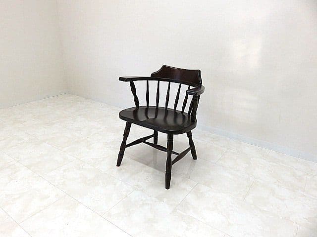 ユ*ン様 北海道民芸家具 樺無垢材キャプテンチェア 　ボウバックチェア/ウィンザ