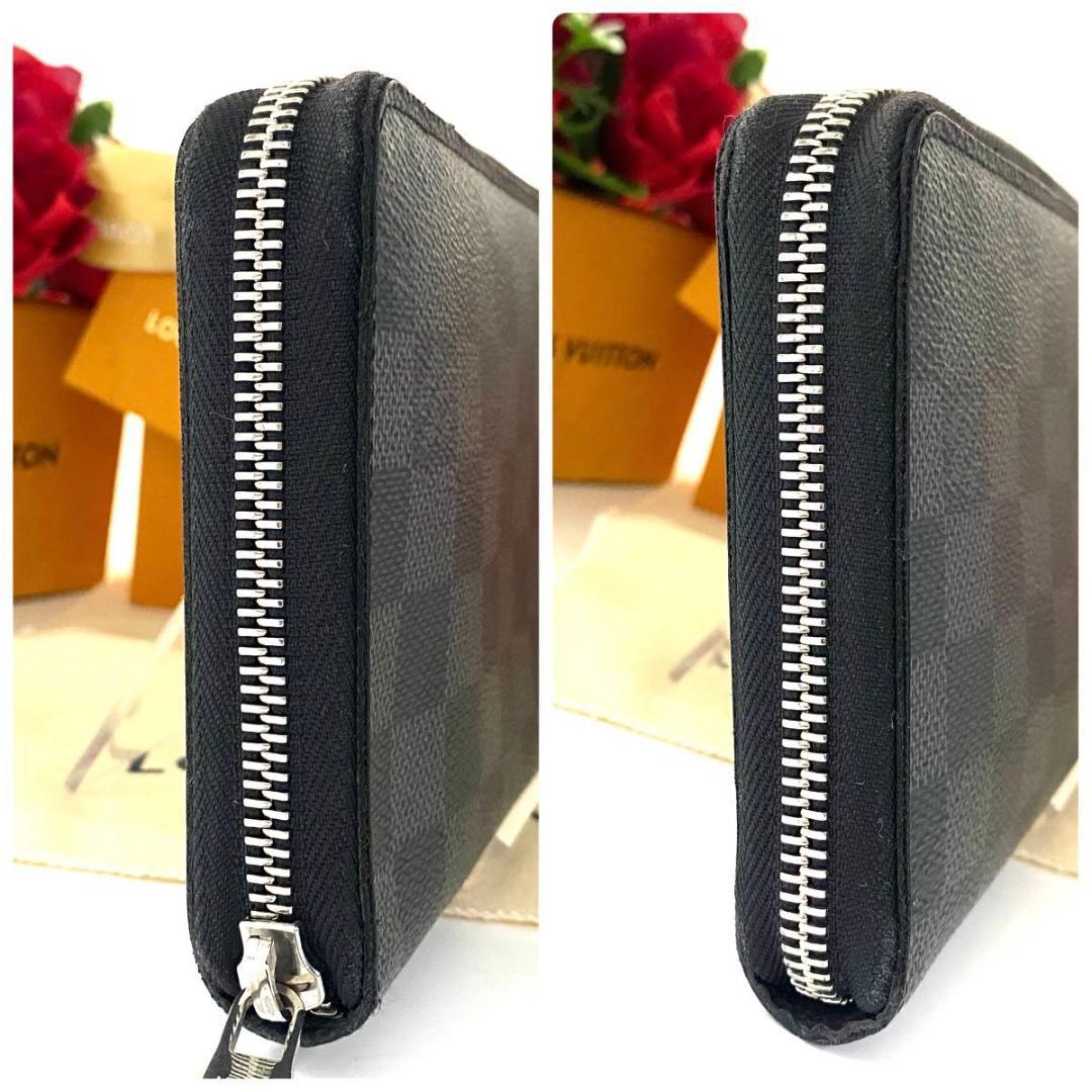 ルイ ヴィトン◎ジッピーオーガナイザー ダミエ グラフィット ラウンドファスナー