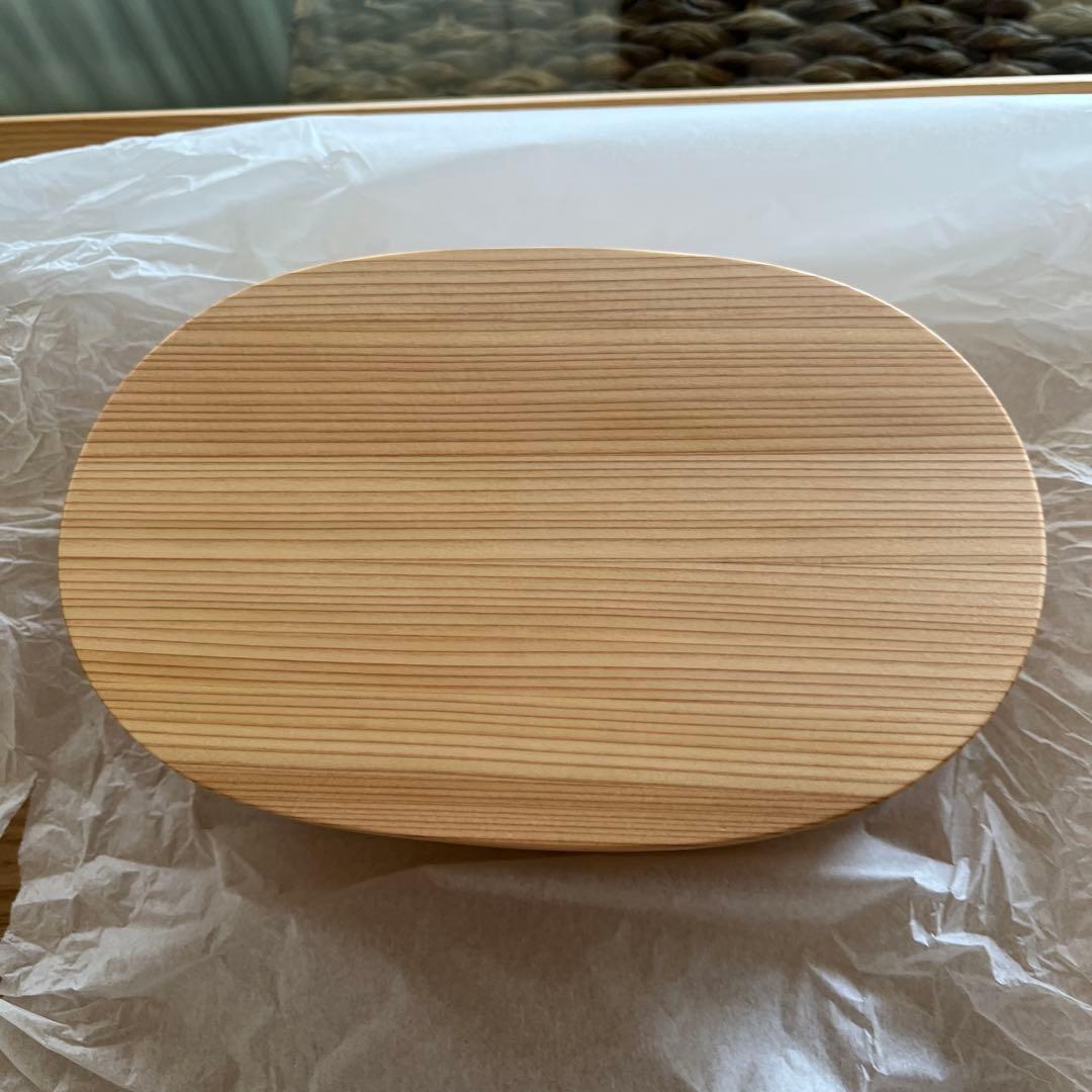 新品未使用❗️秋田杉小判型曲げわっぱ弁当箱
