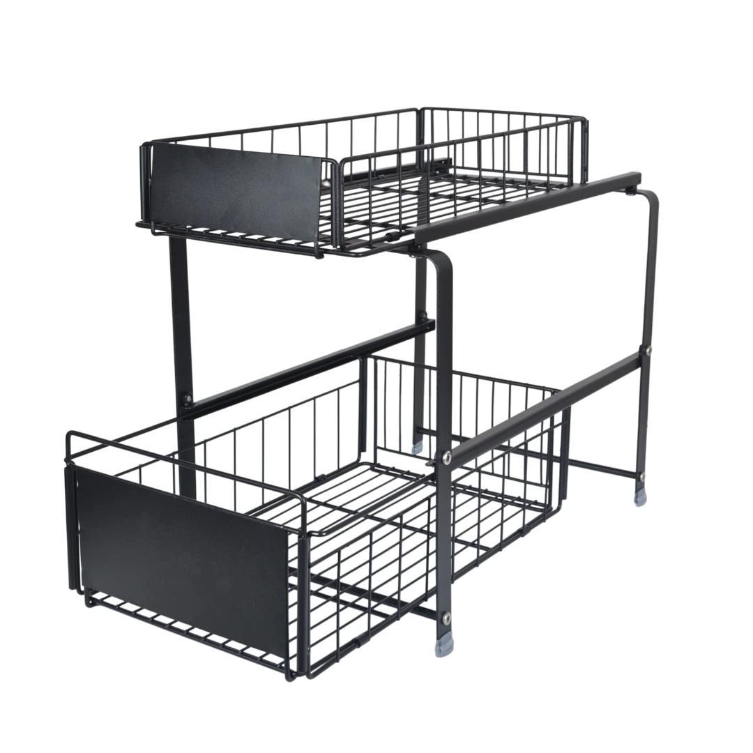 引き出し式多機能 大容量 引き出し スライド キッチン下