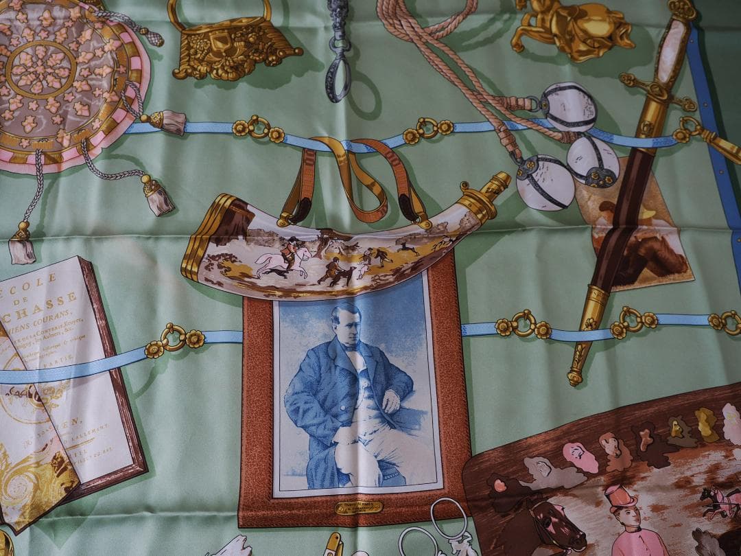 HERMES エルメス スカーフ Memoire d'Hermes