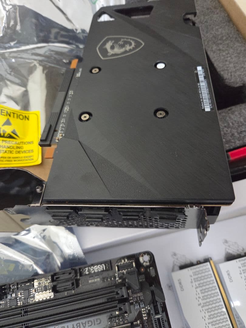 rx6600 ddr5 32gb am5マザーボード　ジャンク