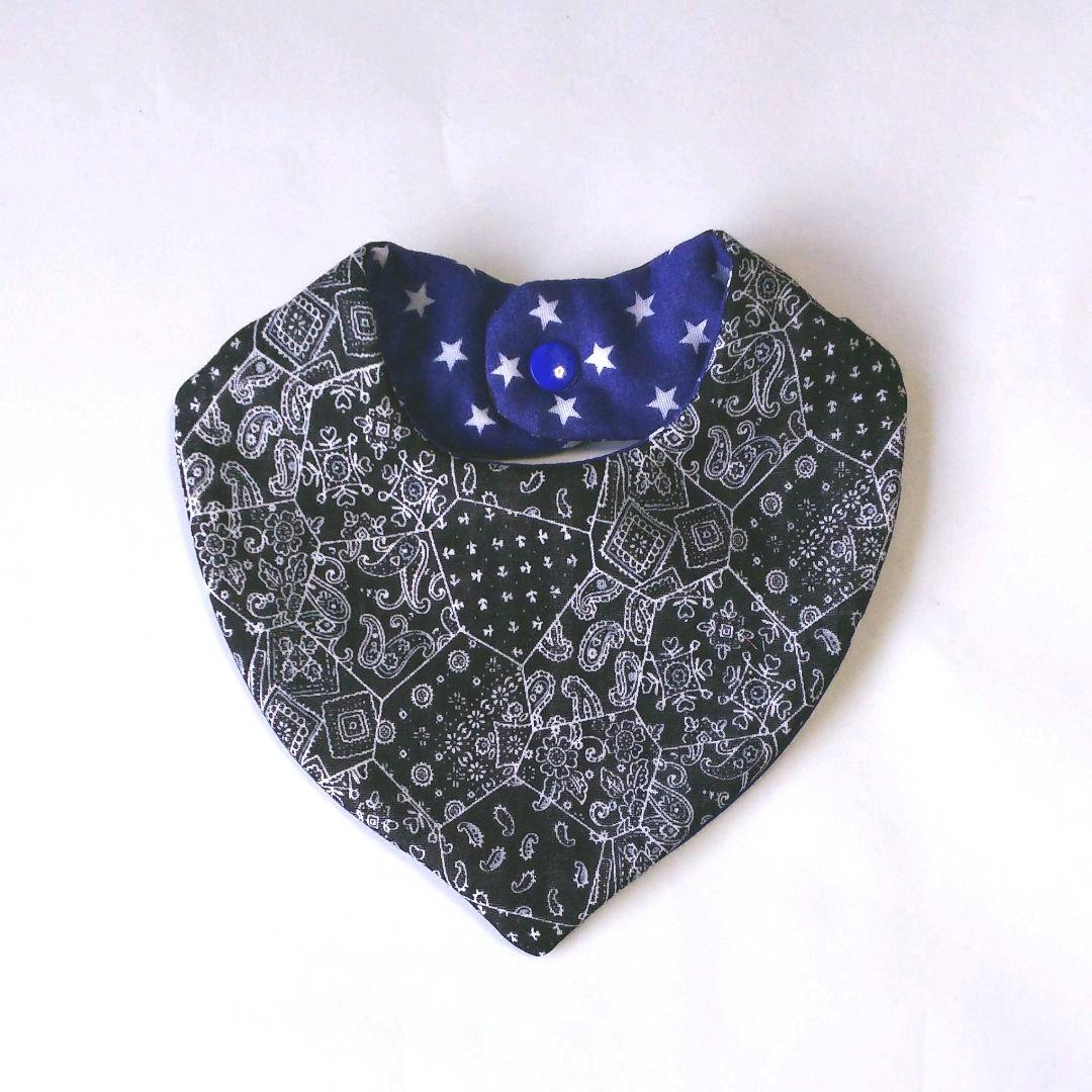 バンダナ風スタイ  【ハンドメイド】