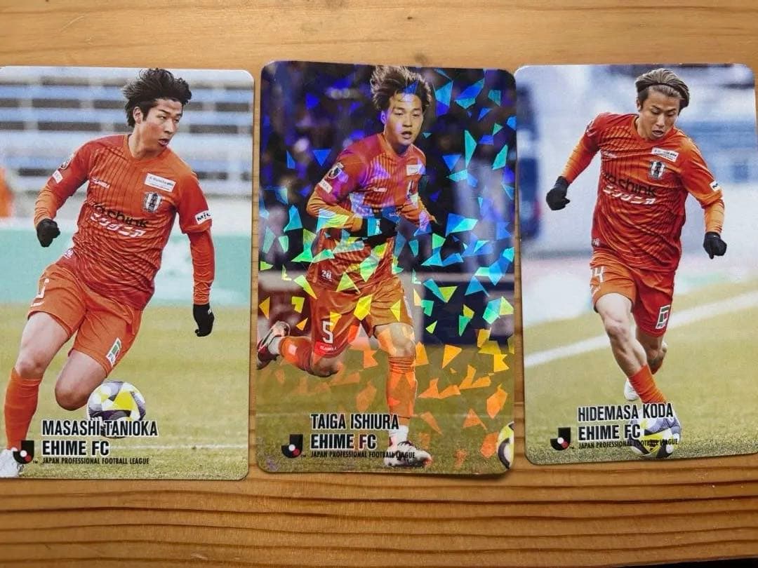 復刻　Jリーグチップス 愛媛FC 3選手　コンプリート　Jリーグの日