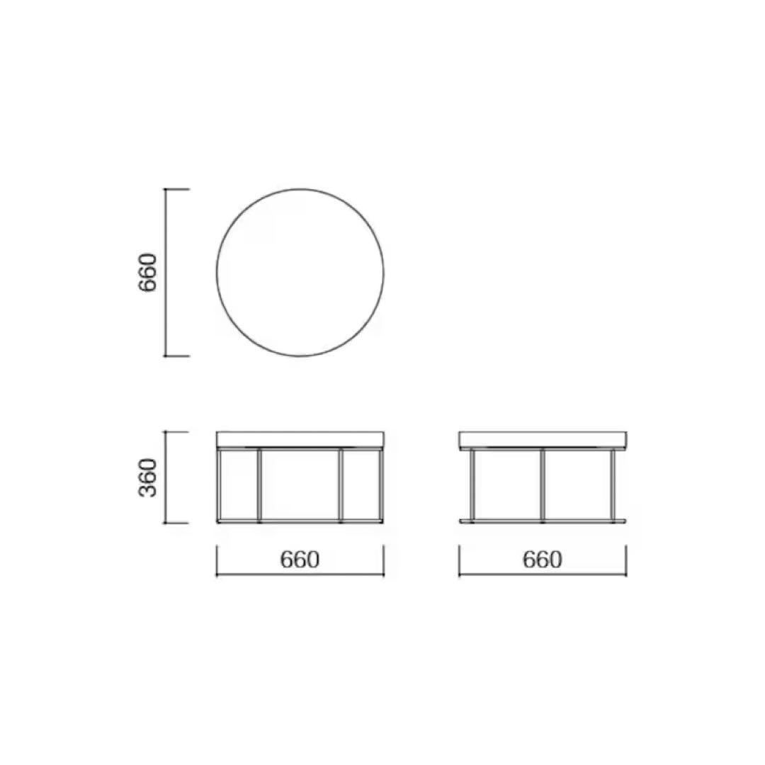 IDEE DIVANCO LOW TABLE OAK ローテーブル　無印