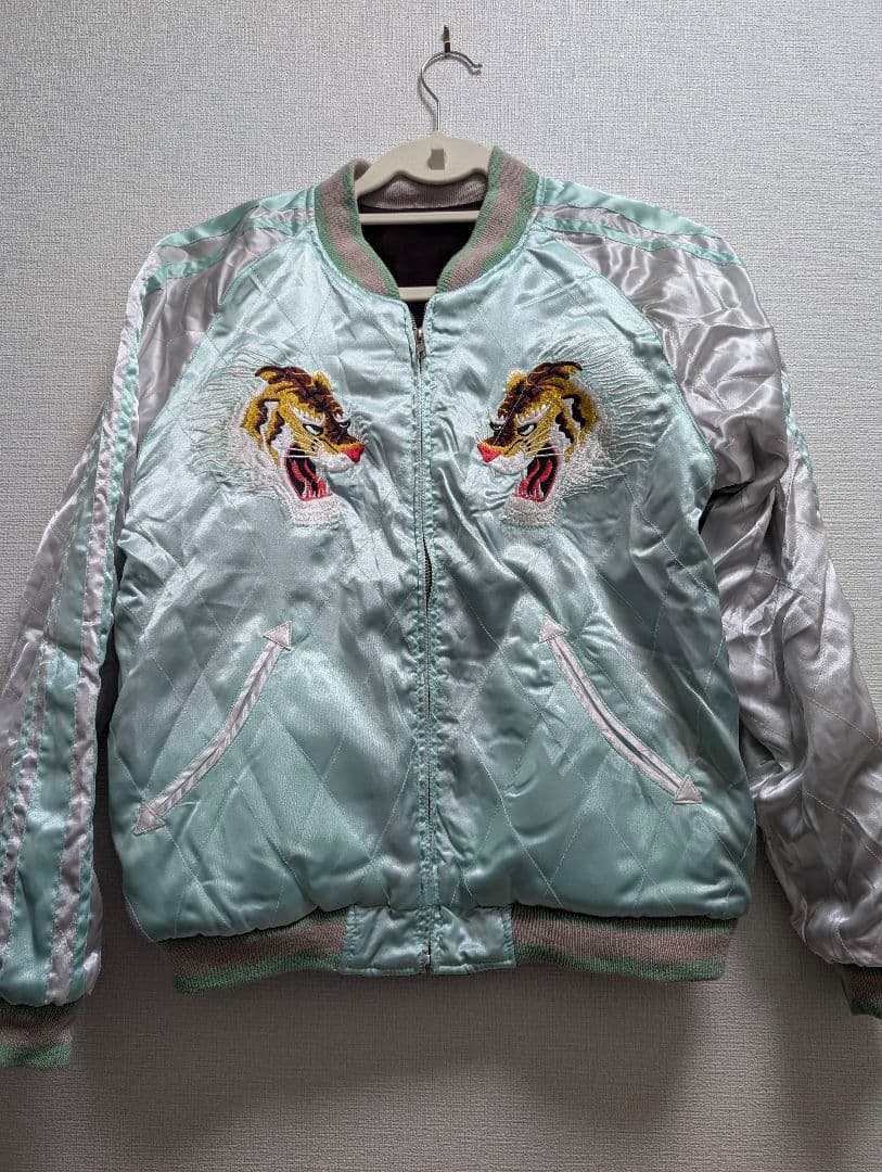 90年代☆タグ付　オリエントエクスプレス　スカジャン