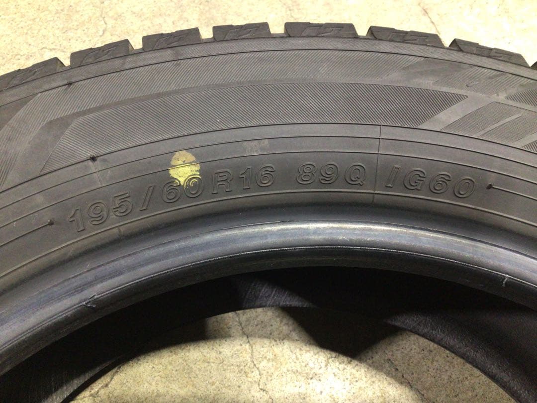 激安 195/60R16 ヨコハマ iG60 スタッドレス 4本 送料込み