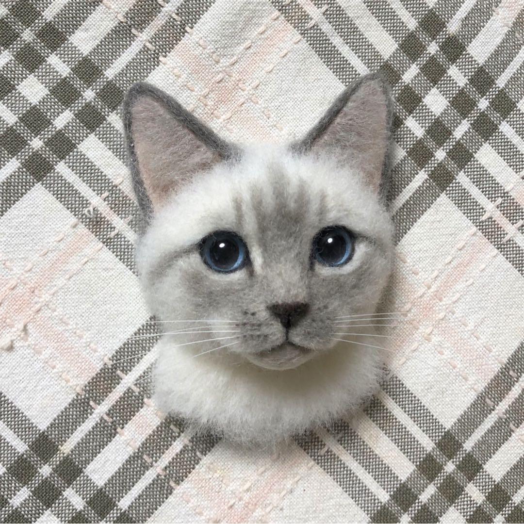 羊毛フェルト 猫 ハンドメイド としこ