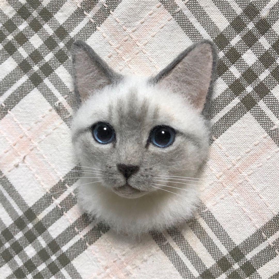 羊毛フェルト 猫 ハンドメイド としこ
