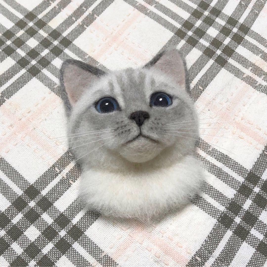 羊毛フェルト 猫 ハンドメイド としこ