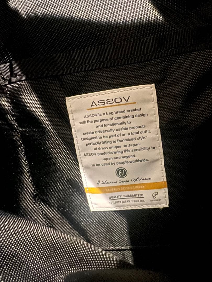 バッグ AS2OV CORDURA DOBBY 305D 2WAY BAG