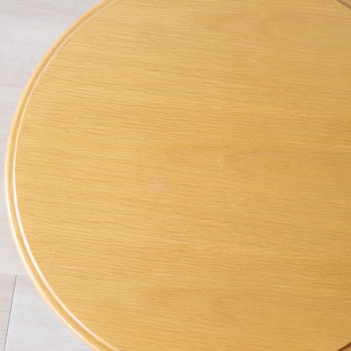 ヴィンテージ 天童木工 ラウンドテーブル 丸 サイドテーブル オーク材