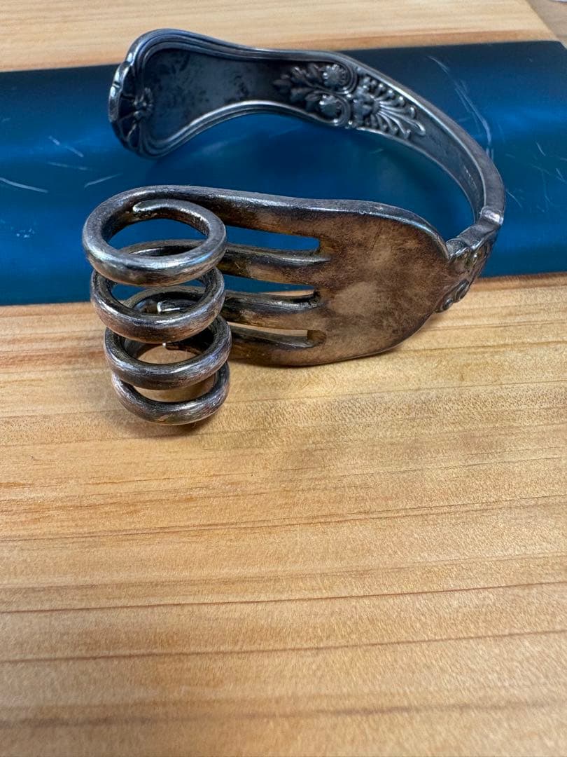 TIFFANY&CO　カトラリー　フォークバングル　ブレスレット