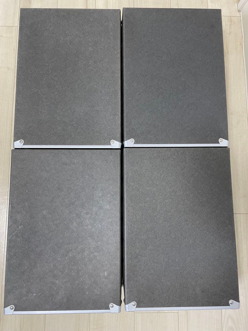 【廃盤】MUJI (無印良品)　硬質 パルプケース×4