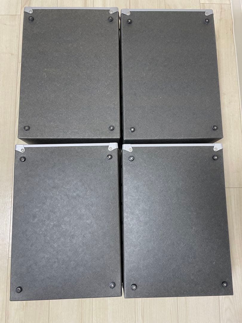 【廃盤】MUJI (無印良品)　硬質 パルプケース×4