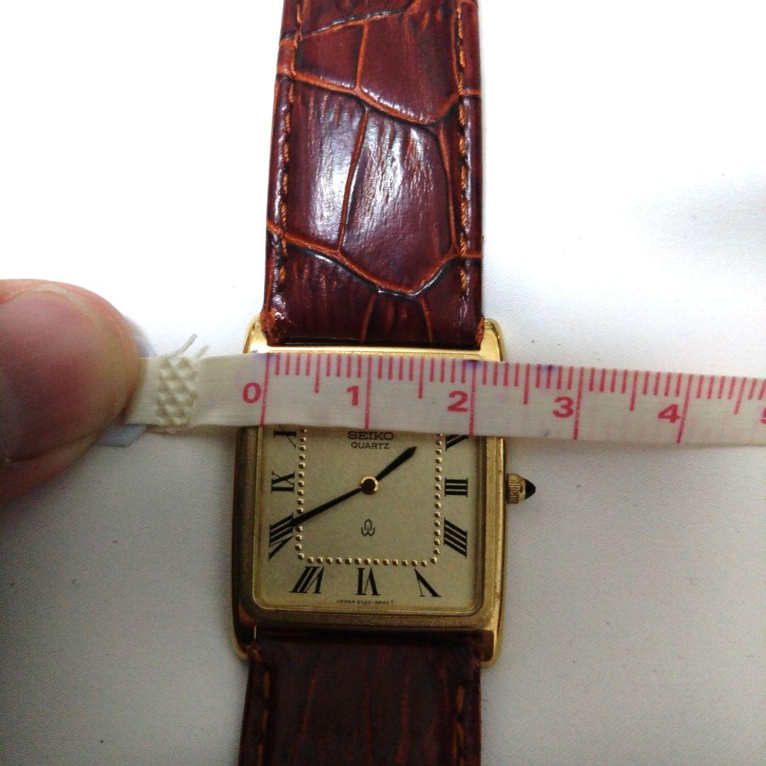 超希少　SEIKO　ローマン　タンク　腕時計　新品電池交換済み