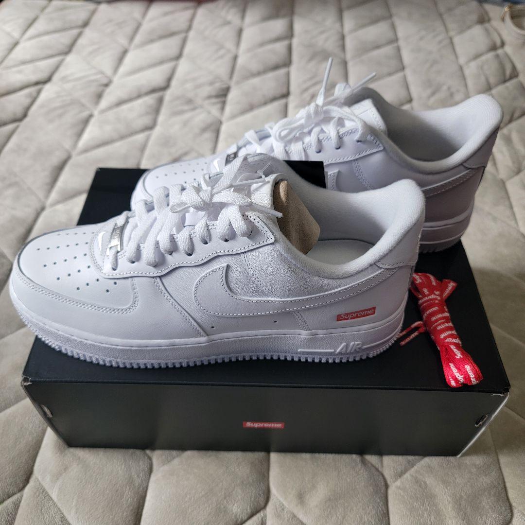 Nike Air Force 1 Supreme 27cm ホワイト