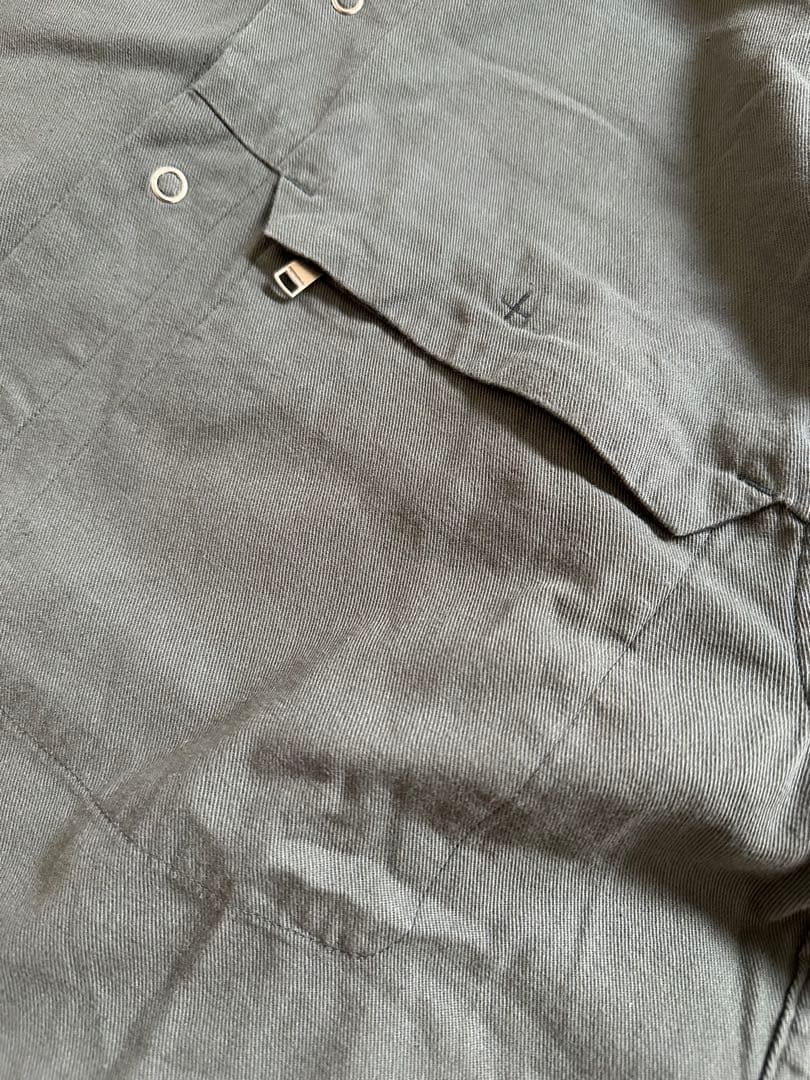 最新 nonnative WORKER ZIP SHIRT C/Li TWILL