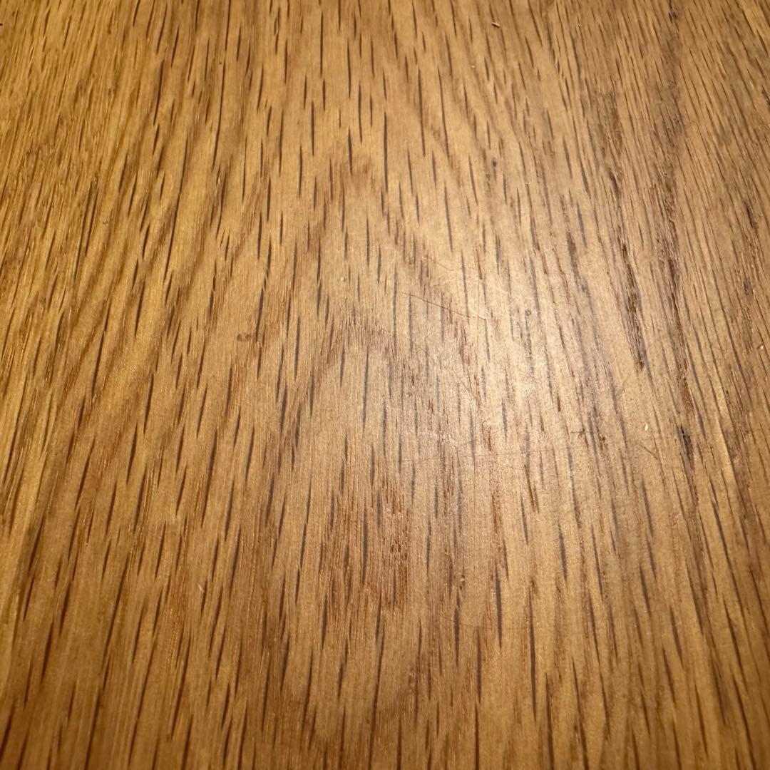 無印良品 無垢材デスク(引出付)オーク材 完成品 送料込 廃番