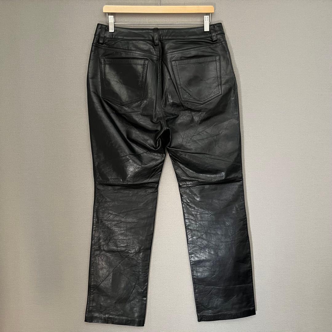 old gap bootfit レザーパンツ ブラック