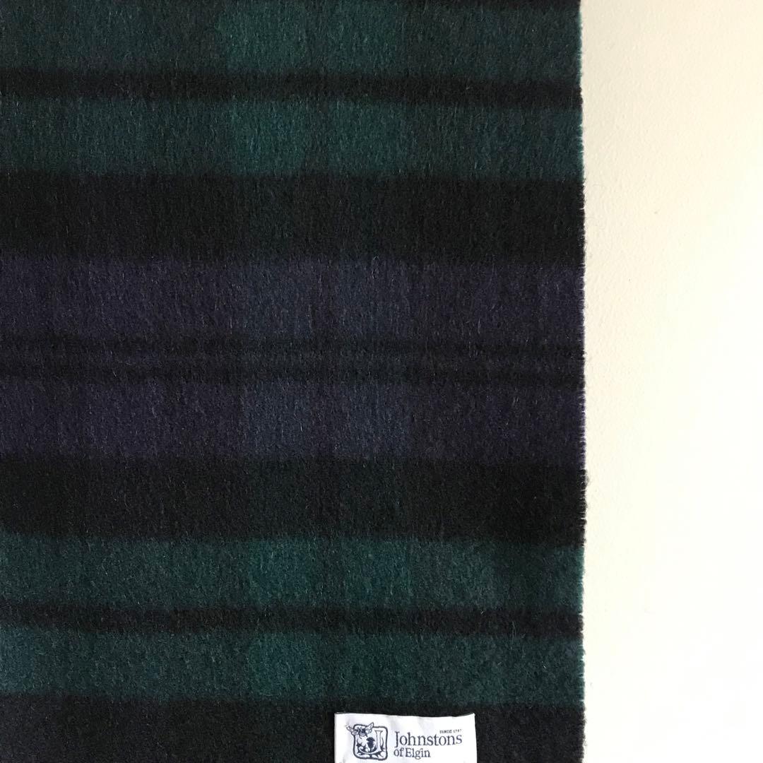 あこやパールピアス　Johnstons カシミヤ100% 大判ストール