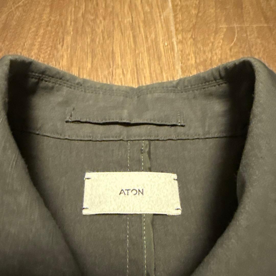 <極美品>ATON Stretch Nyron Linen Jacket