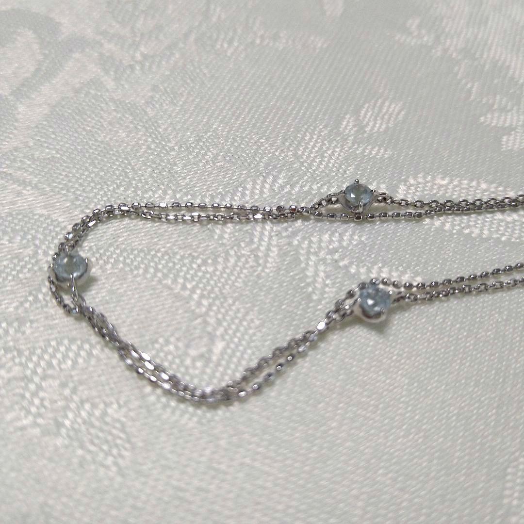 カナル４℃　k10ブレスレット　アクアマリン