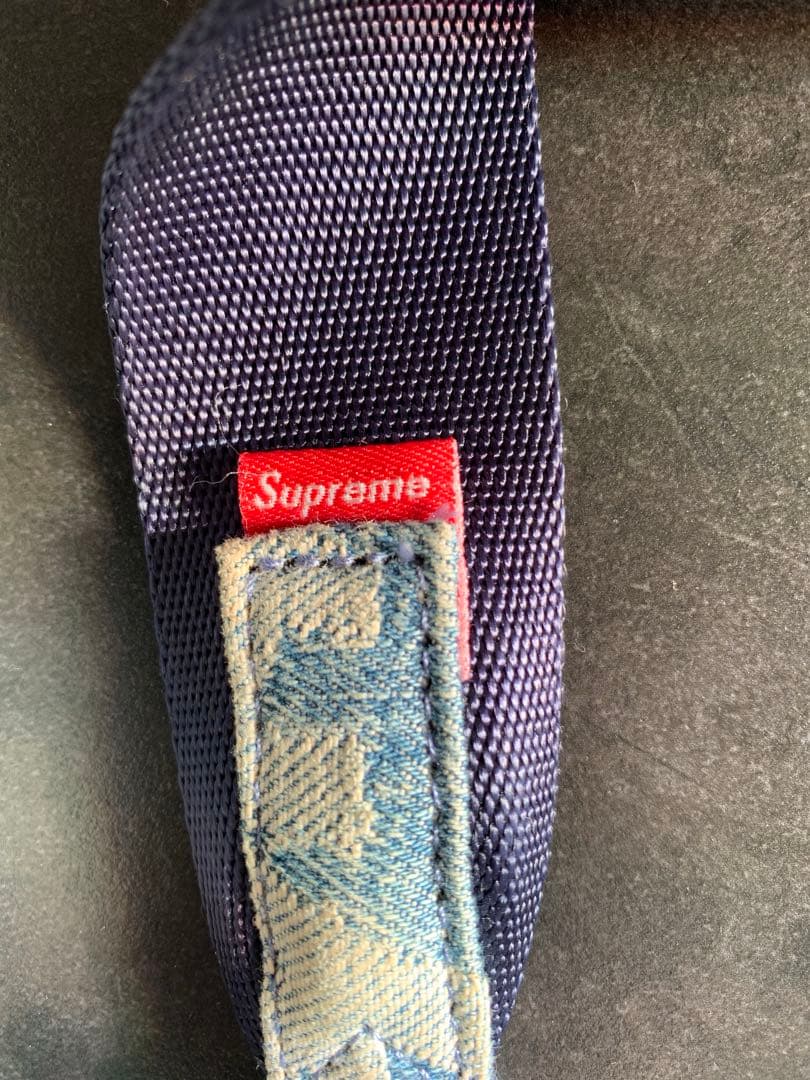 レア ☆ Supreme グラフィティ柄 スリングバッグ デニム ステッカー付き