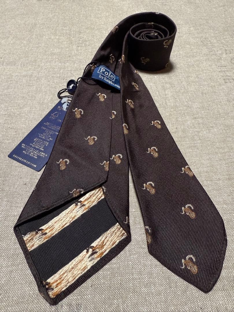 【新品】Ralph Lauren／スフォデラート／バッファロー柄／Italy製