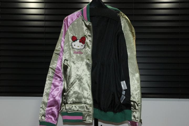 HELLO KITTY ハローキティ イチゴマン スカジャン XL サンリオ