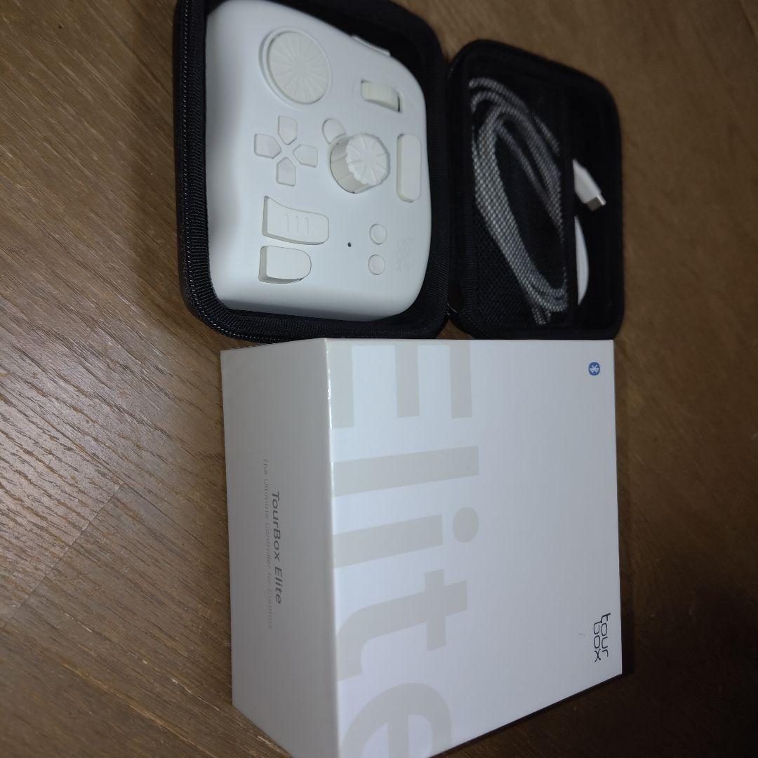 【極美品】TourBox Elite アイボリー 純正ケース付き