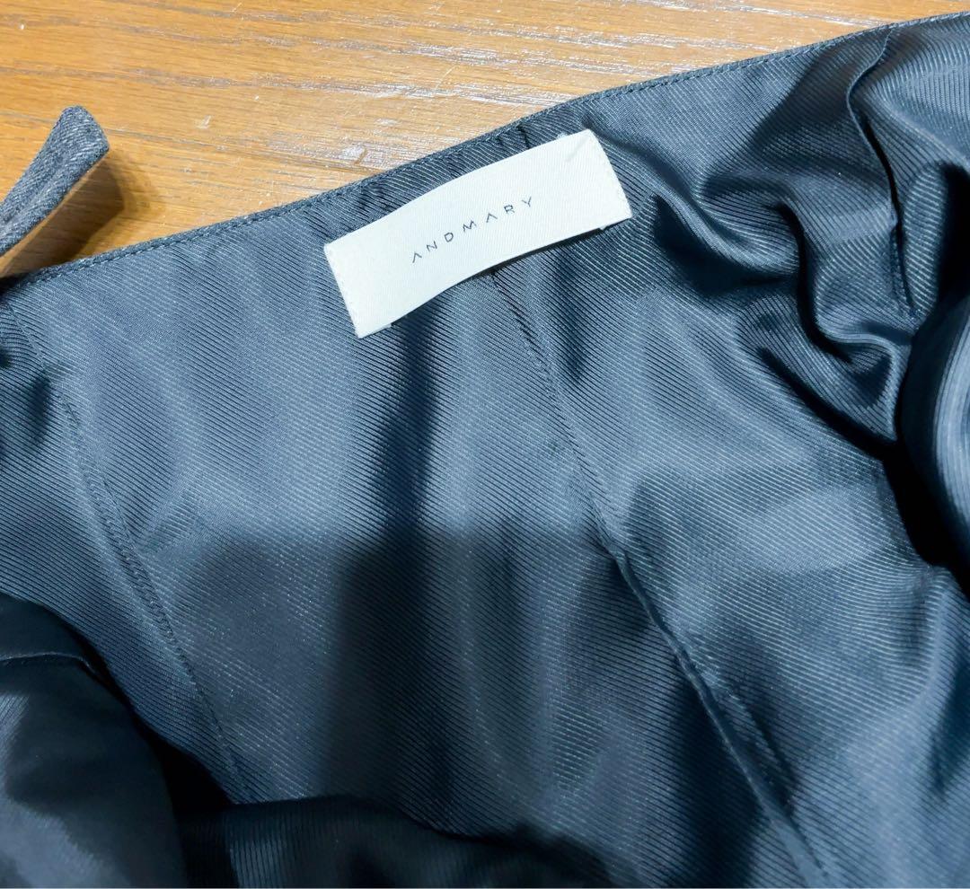 ワンピース andmary Jade set mini dress gray