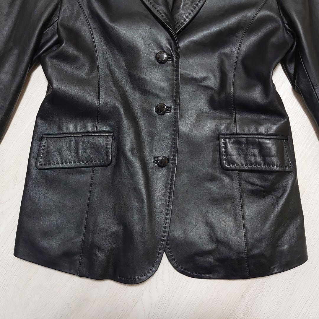 BALMAIN バルマン レザージャケット ラムレザー ブルゾン 美品