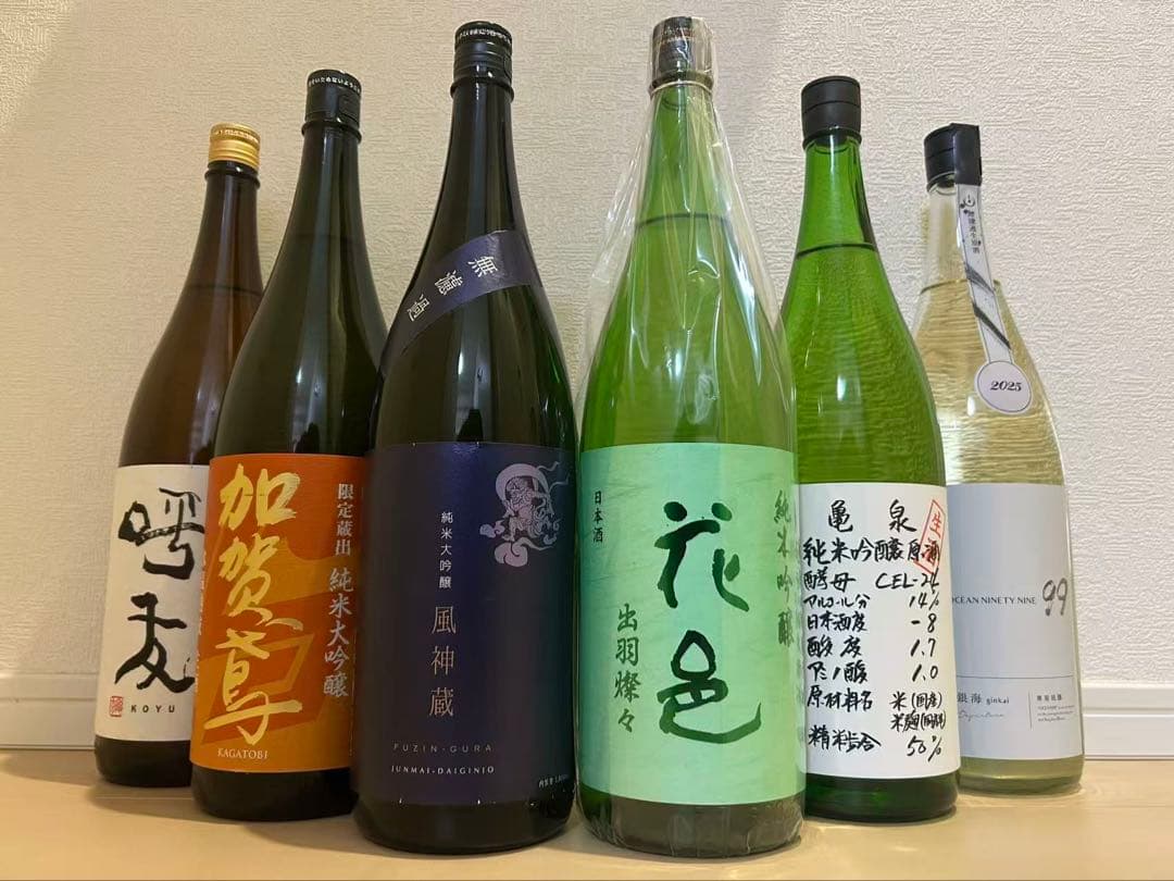 呼友　加賀鳶　天吹　花邑　亀泉　寒菊