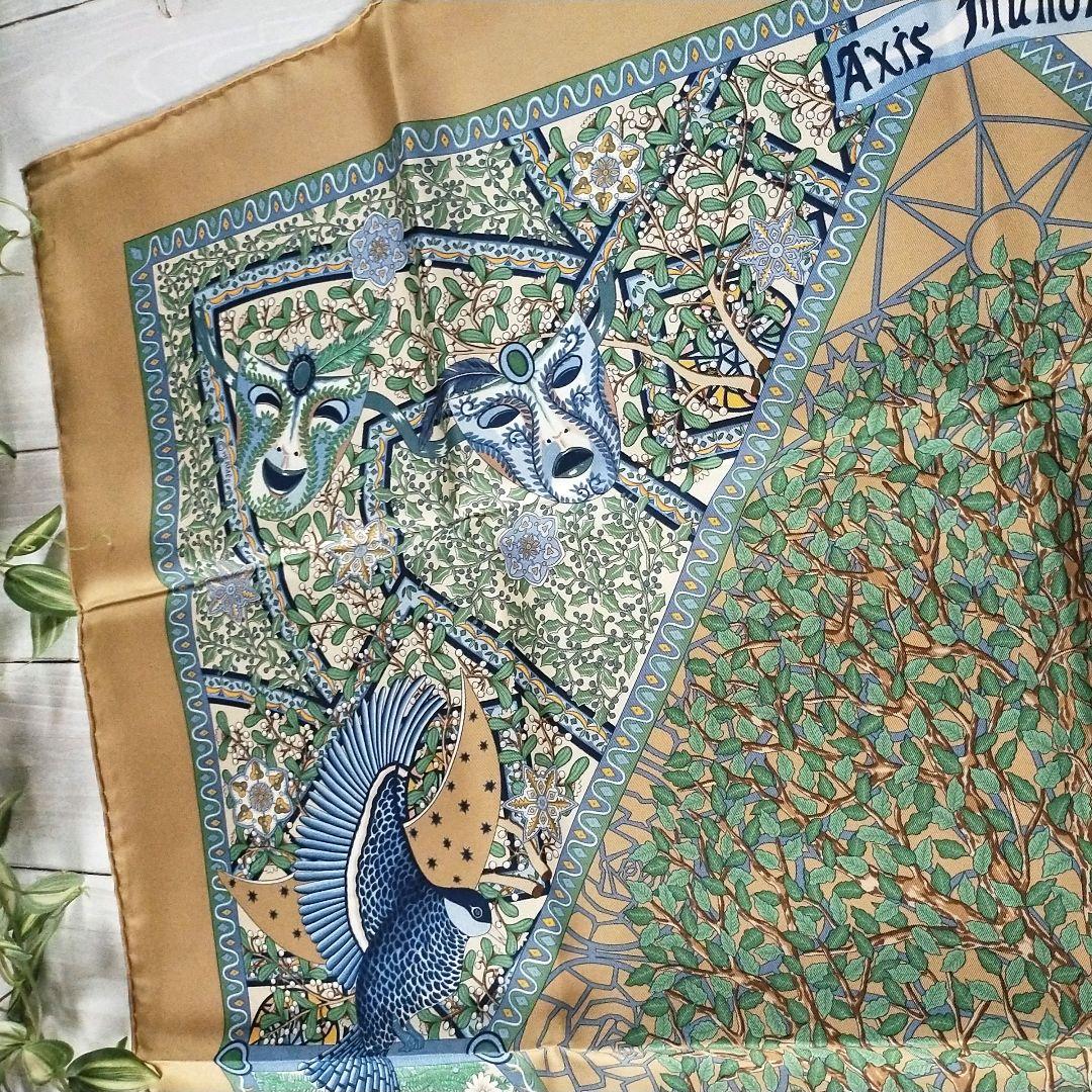 ☘️新品未使用☘️ HERMES カレ90　世界の中心軸 Axis Mundi