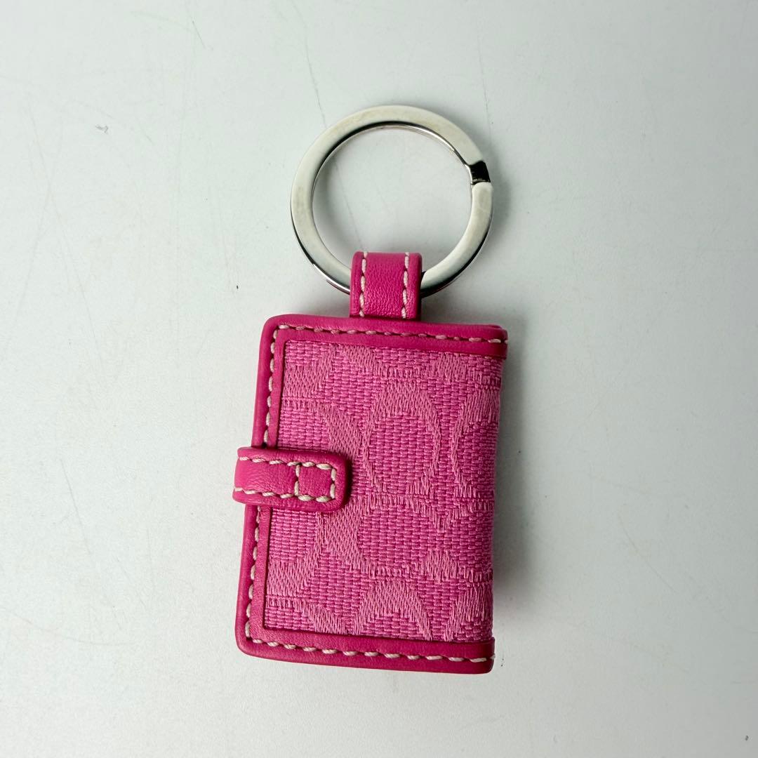 【極美品】COACH コーチ キーホルダー フォトフレーム 写真入れ箱付き
