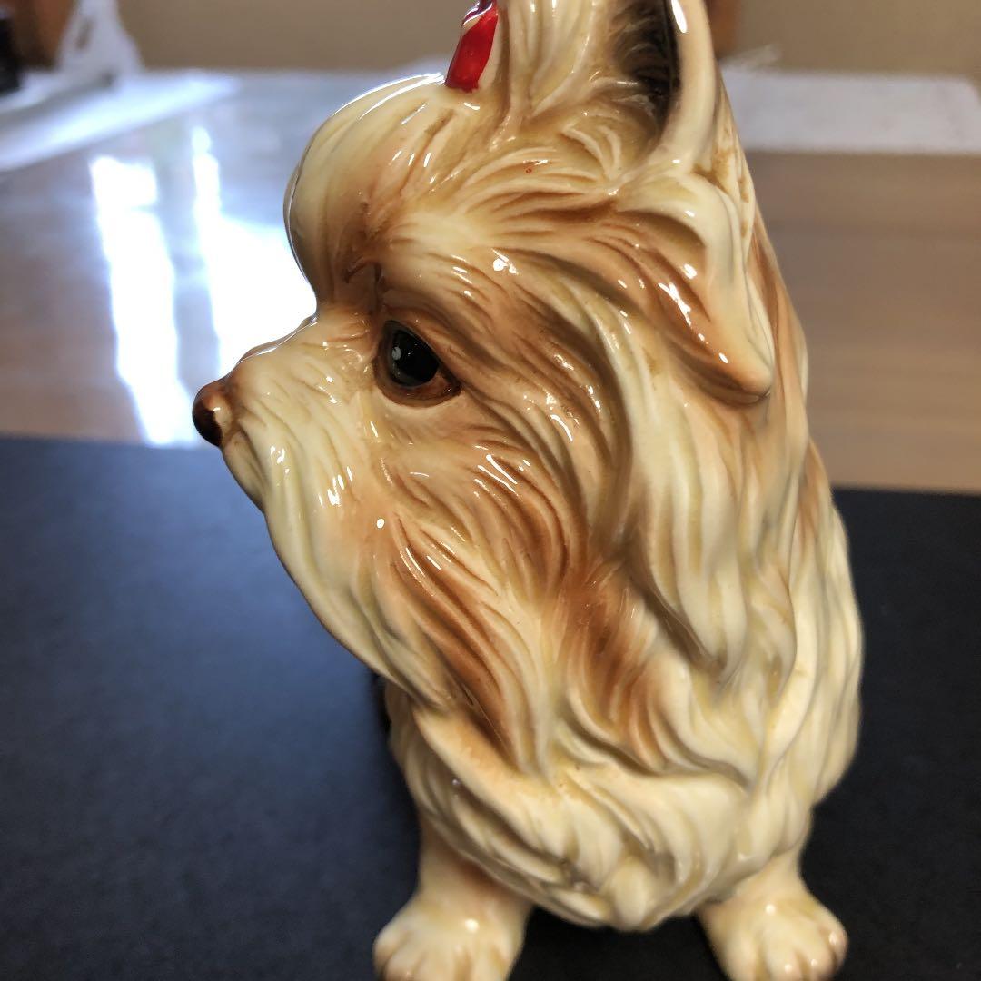 陶器　犬　置物　オブジェ