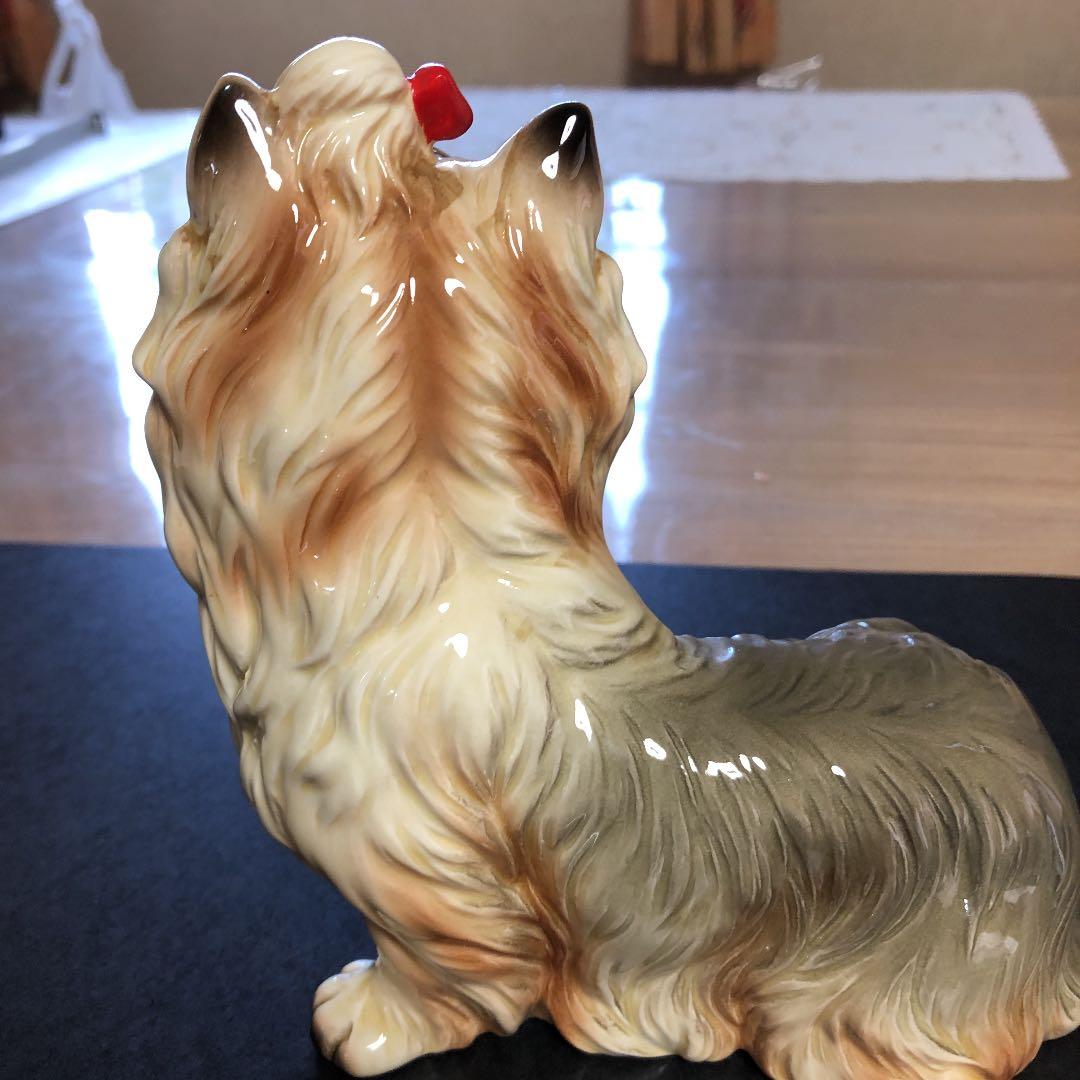 陶器　犬　置物　オブジェ