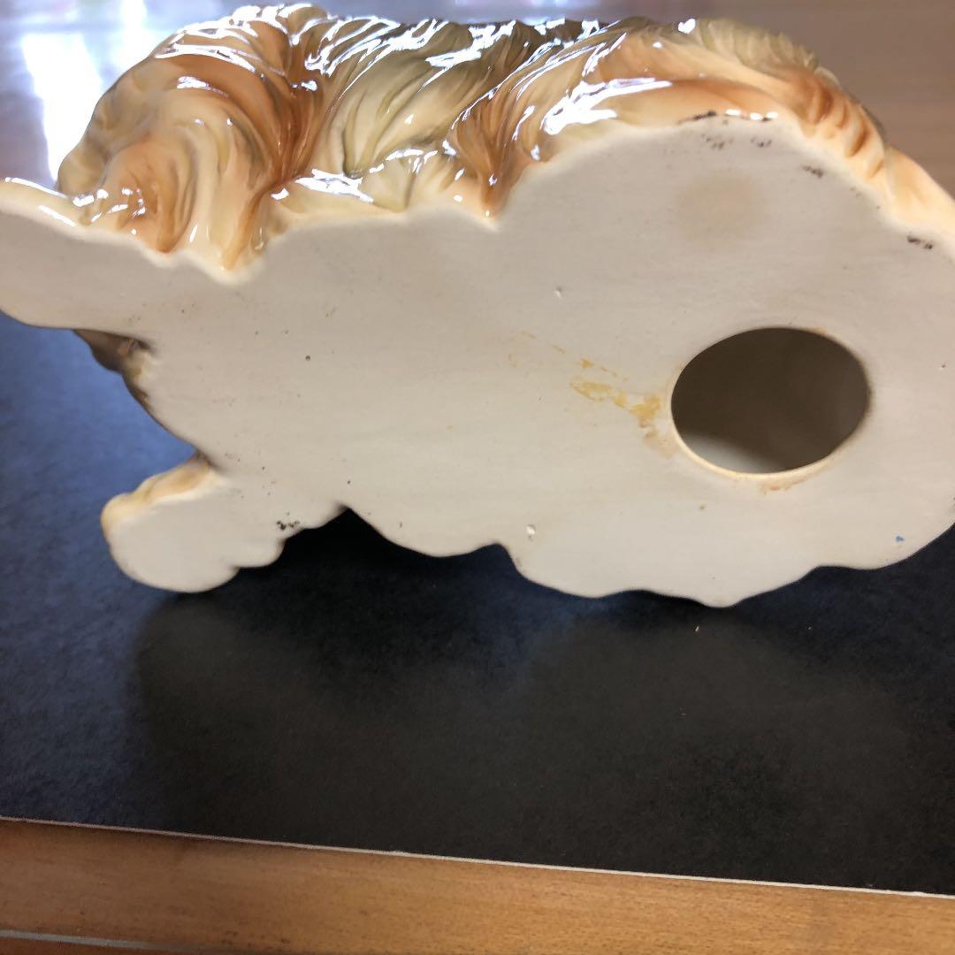 陶器　犬　置物　オブジェ