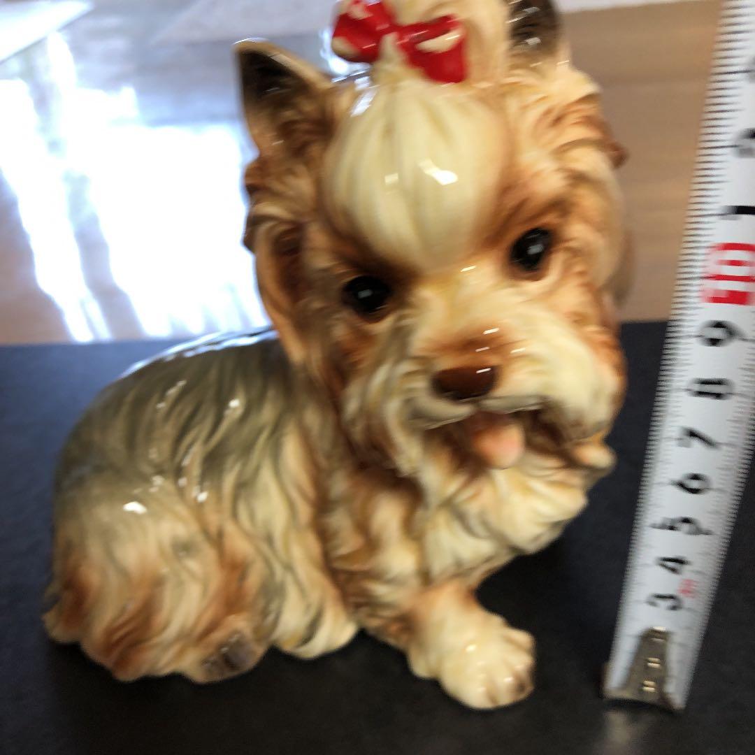 陶器　犬　置物　オブジェ