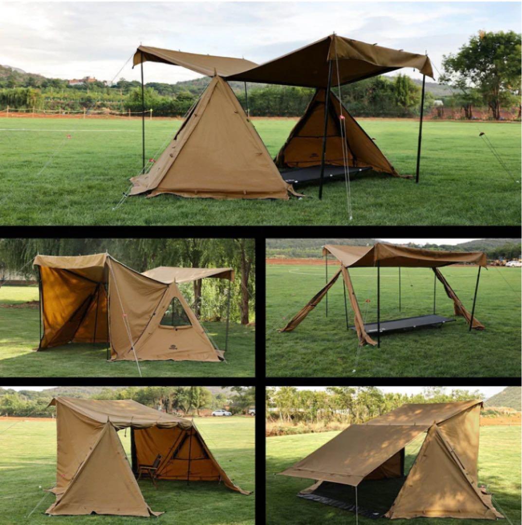 GOglamping GG PUP2.0パップテント ベージュ フルセット+α