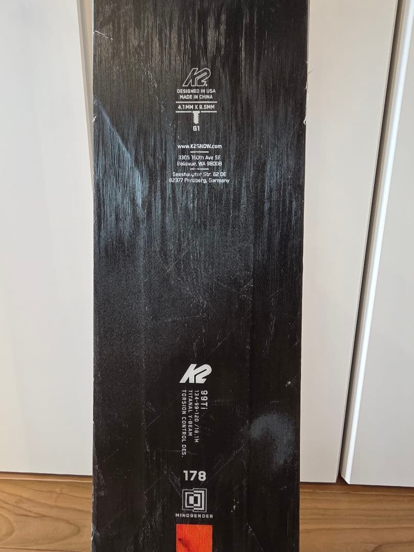 スキー K2 mindbender 99ti 178cm