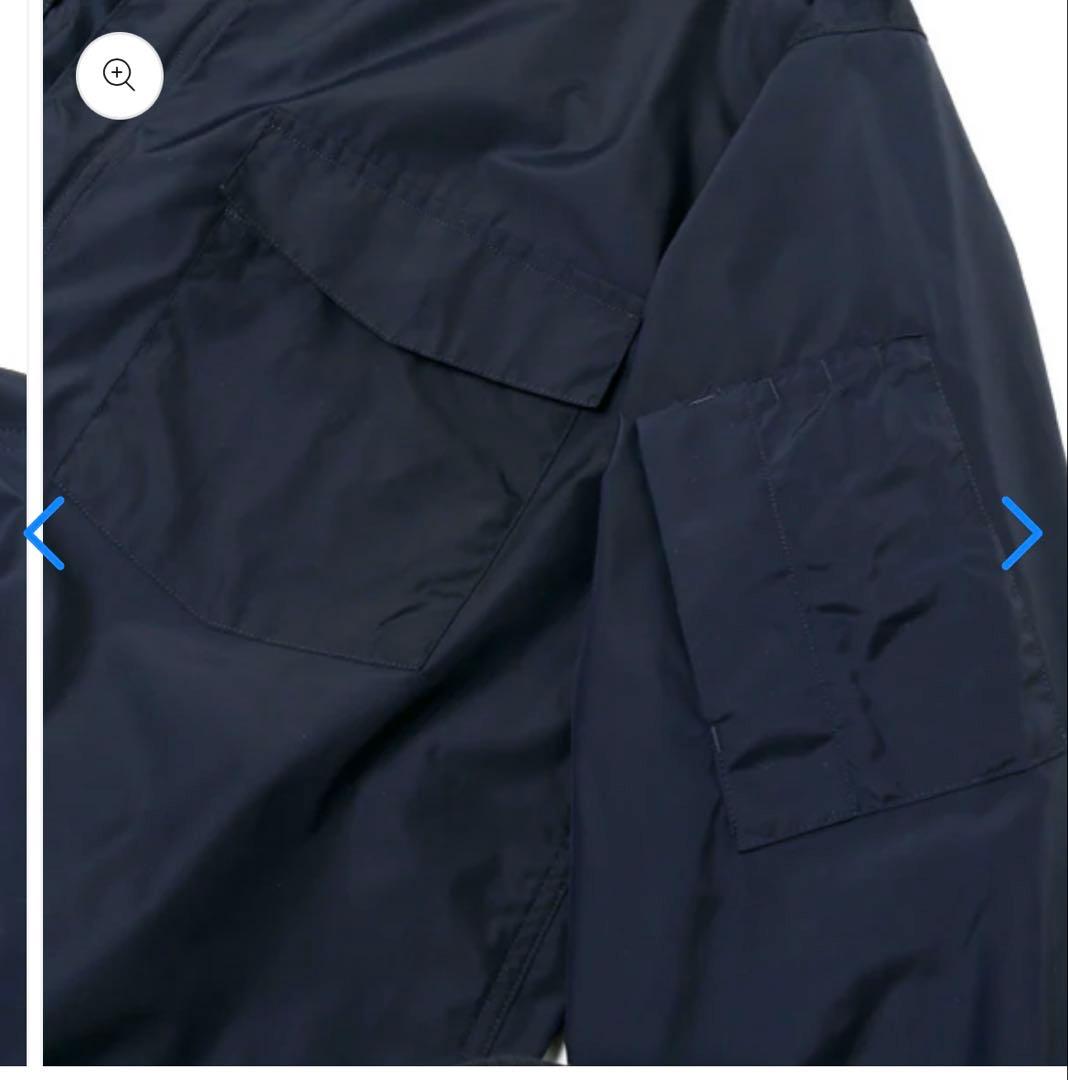 AURALEE　オーラリー　LIGHT NYLON ZIP SHIRTS