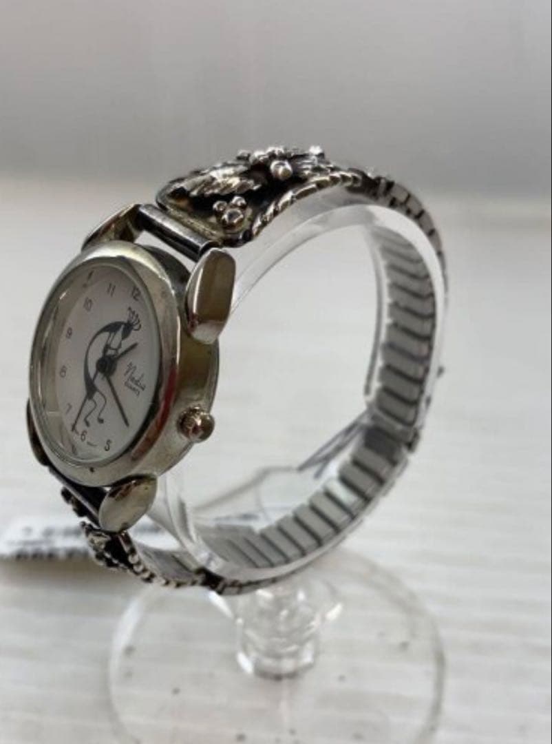 激レア　NAVAJO ナバホ　インディアンジュエリー 腕時計　シルバー925