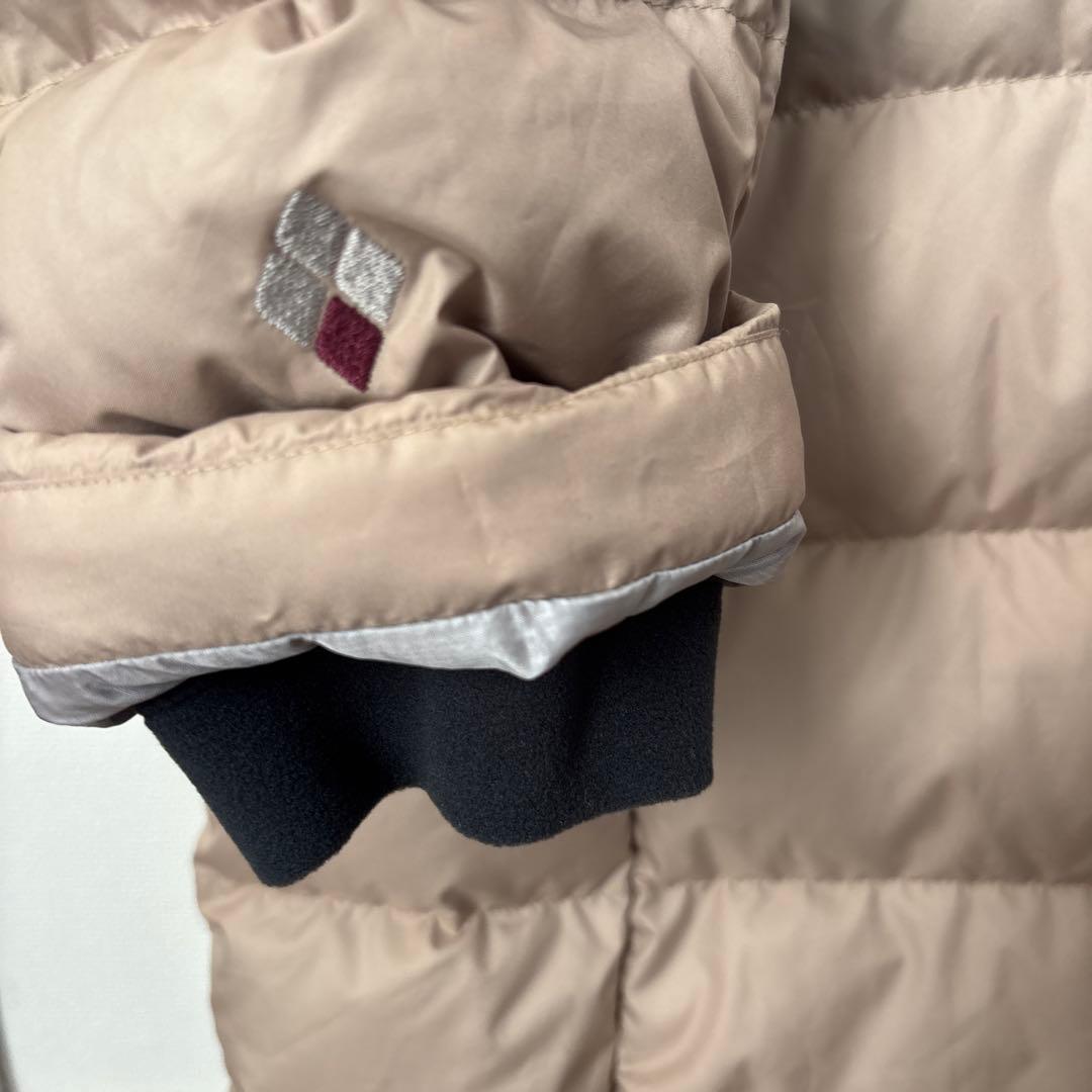 mont-bell モンベル　トラベルロングダウンコートベージュ　XLサイズ