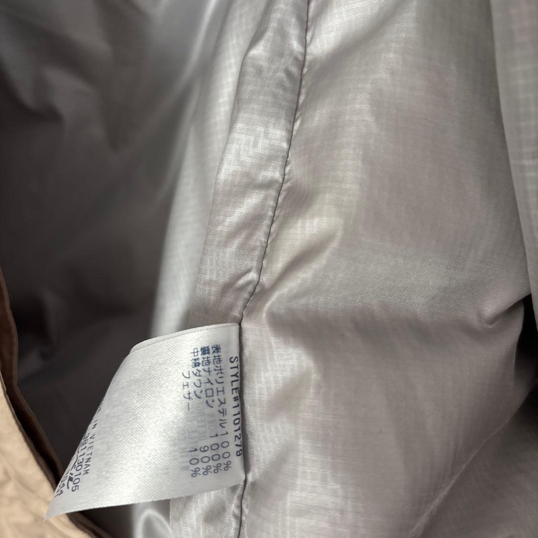 mont-bell モンベル　トラベルロングダウンコートベージュ　XLサイズ