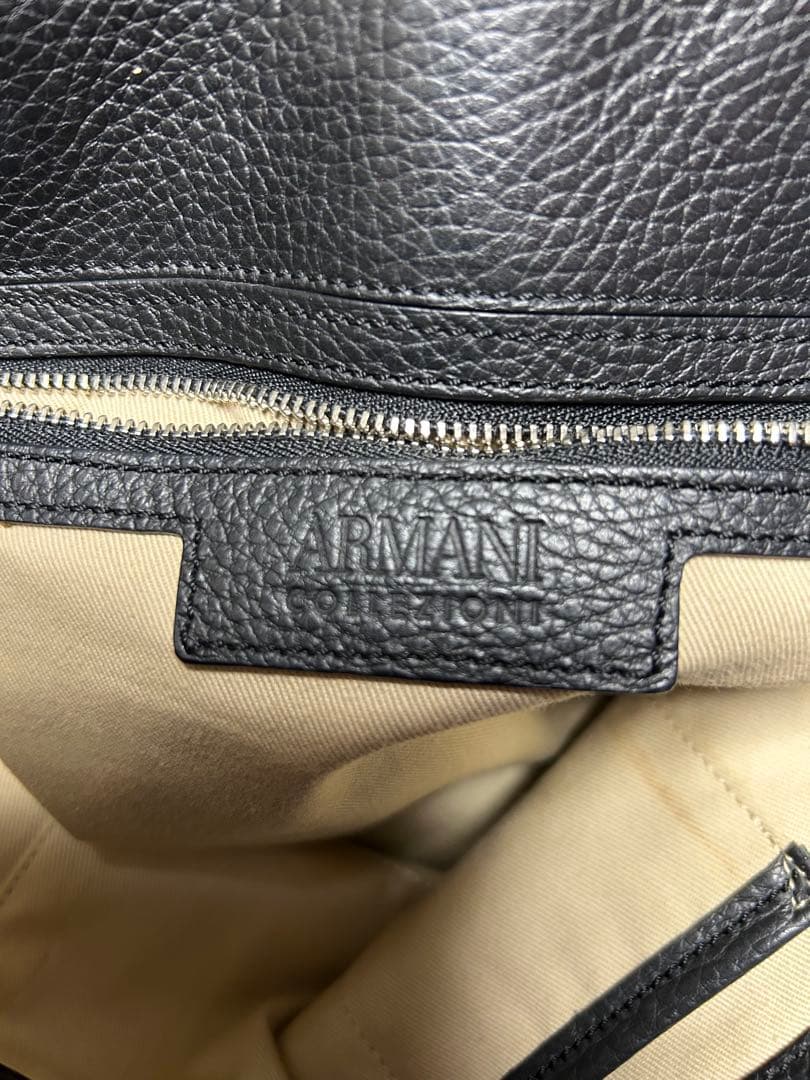 Armani Collection ブラック トートバッグ