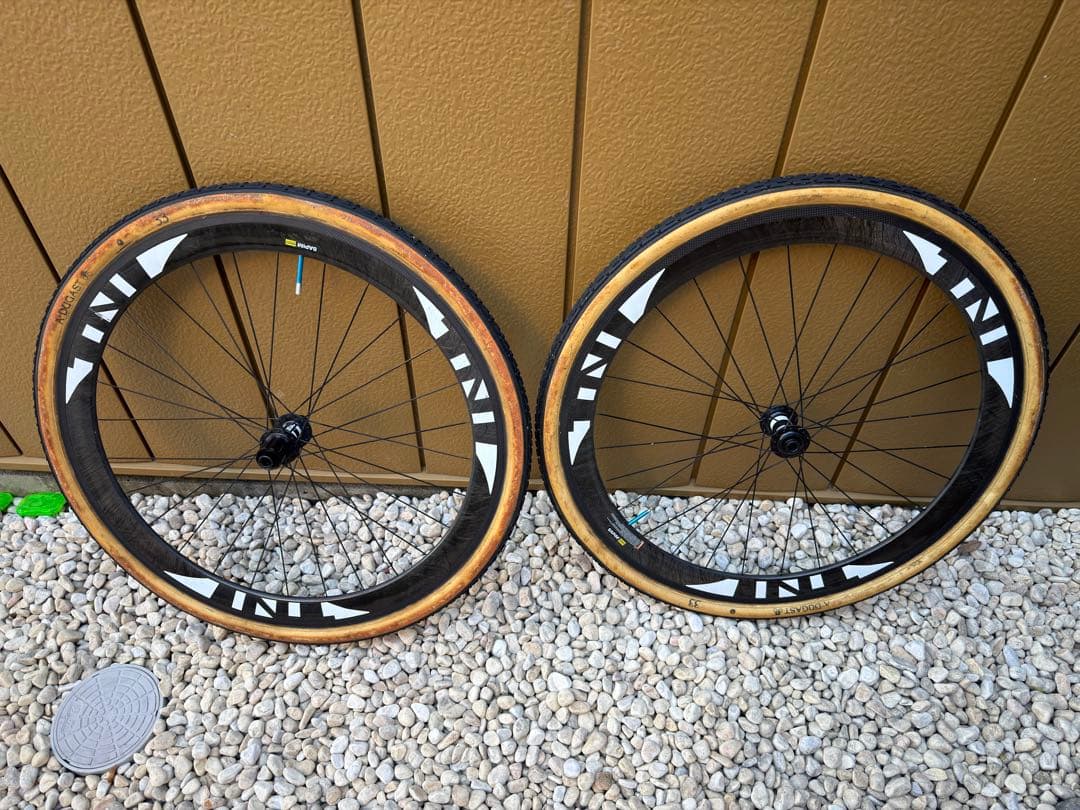 チューブラーカーボンホイール+デュガスTyphoon シクロクロス　即レース可