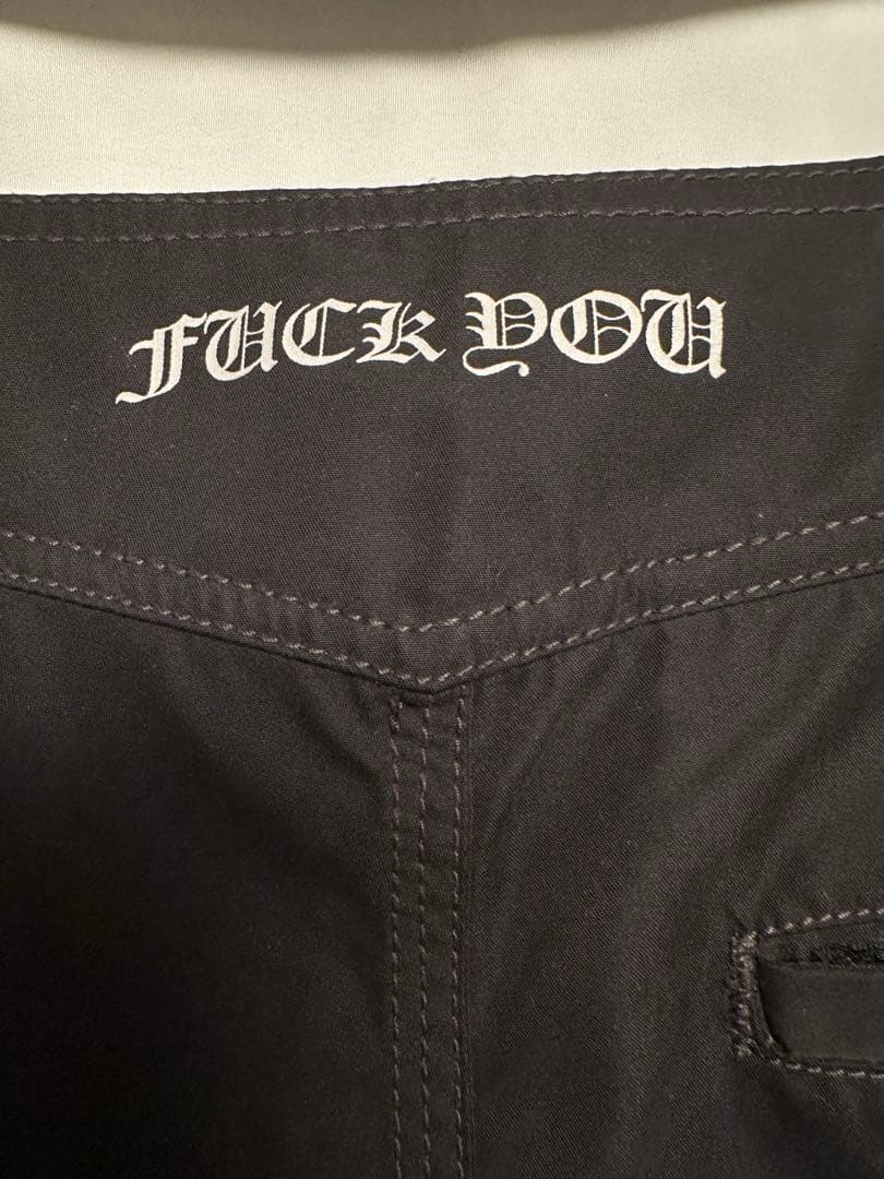 クロムハーツSurf Pants スタープリント柄クロスパッチ ブラック 29