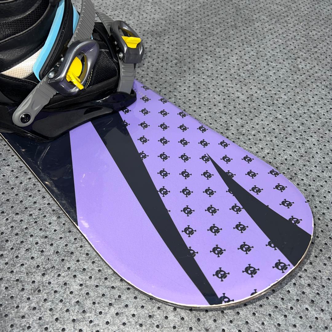 7-8回使用 キッズスノーボード 110cm IGNIO＋バイン＋レースブーツ